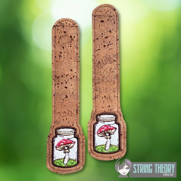 Cottagecore Mushroom Strap Connectors ITH in the hoop Digital Download for Machine Embroidery Pattern, Design (5x7 Hoop) - Image 4