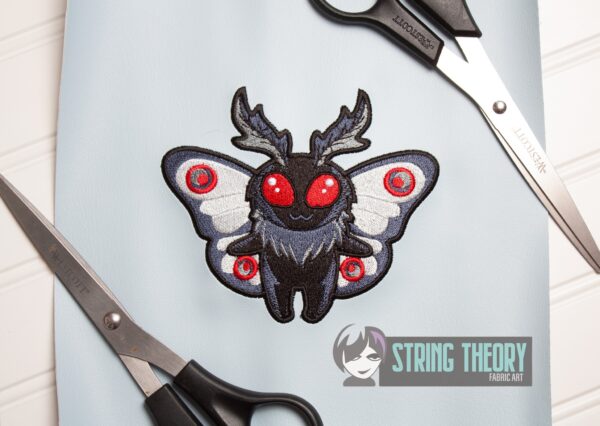 Chibi Mothman Digital Download for Machine Embroidery Pattern, Design (4×4, 5x7 Hoop) - Image 4