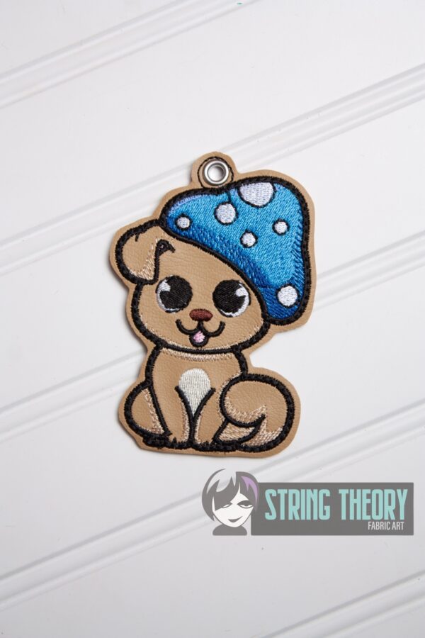 Chibi Mushpuppy Bun Cover, fob, patch, Ornament ITH in the hoop Digital Download for Machine Embroidery Pattern, Design (4x4 Hoop) - Image 5
