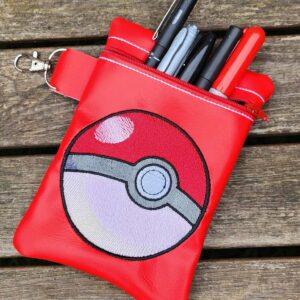Pokemon Pokeball machine embroidery design