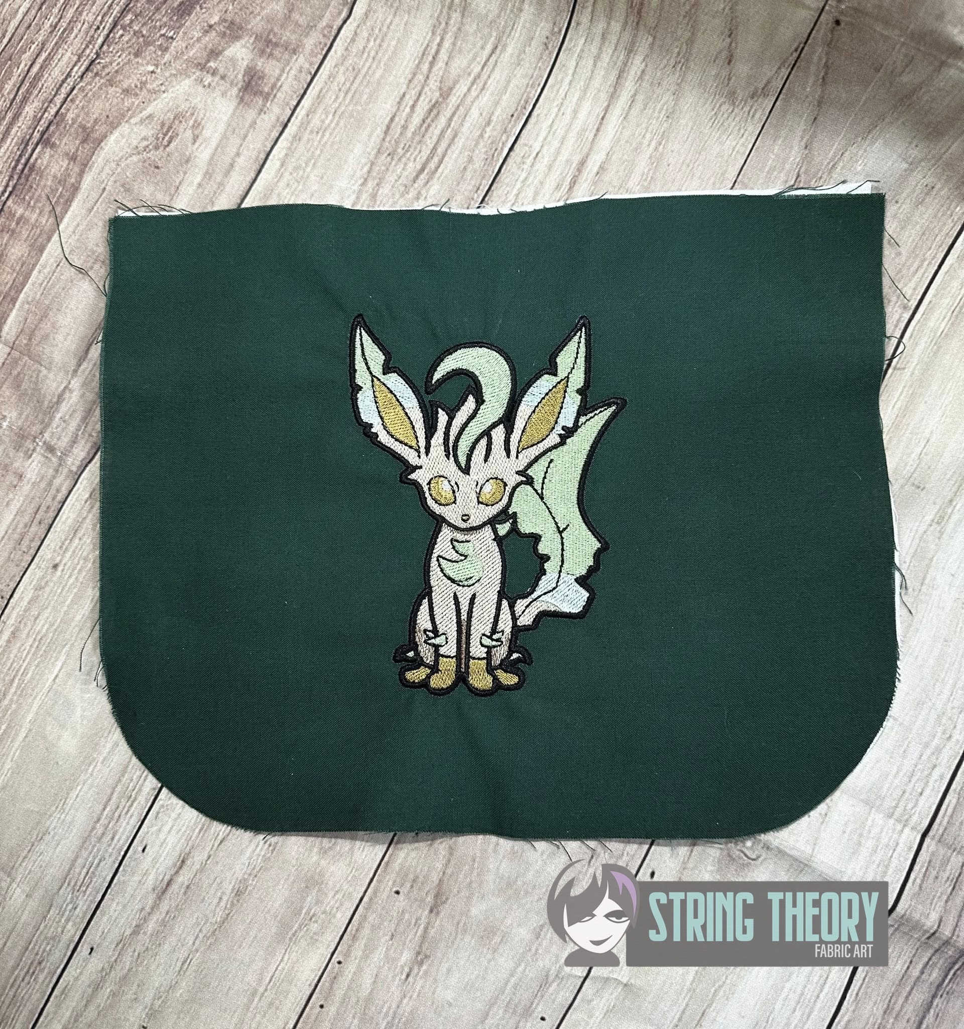 Pokemon Leafeon machine embroidery design