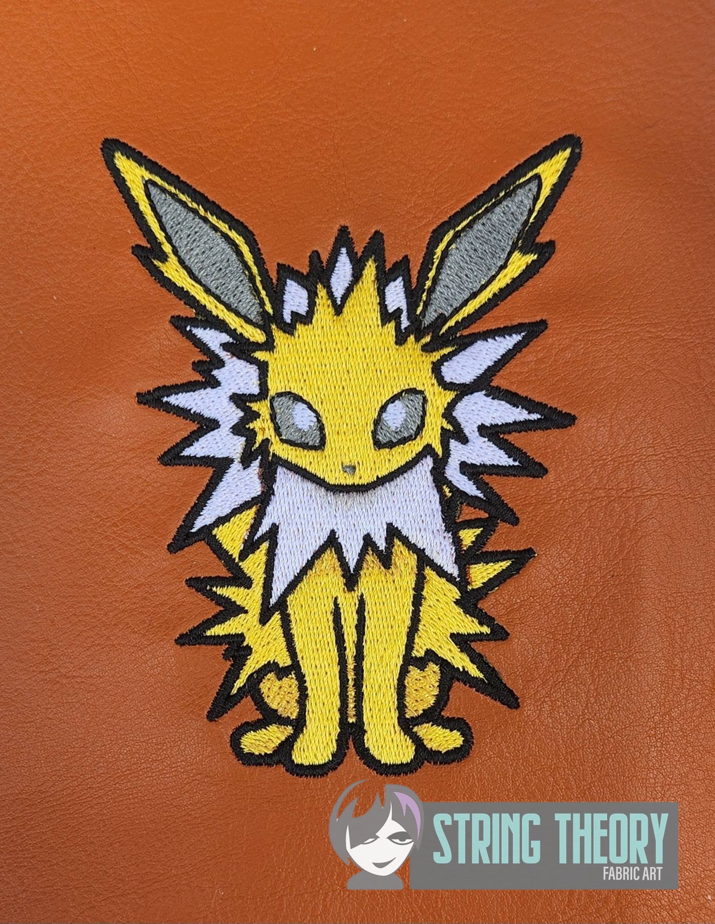 Pokemon Jolteon machine embroidery design