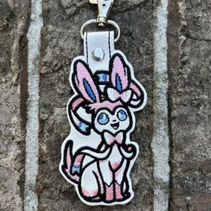 Pokemon Sylveon ITH Fob machine embroidery design