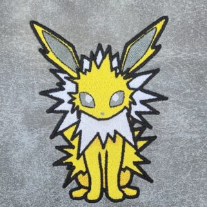 Pokemon Jolteon machine embroidery design