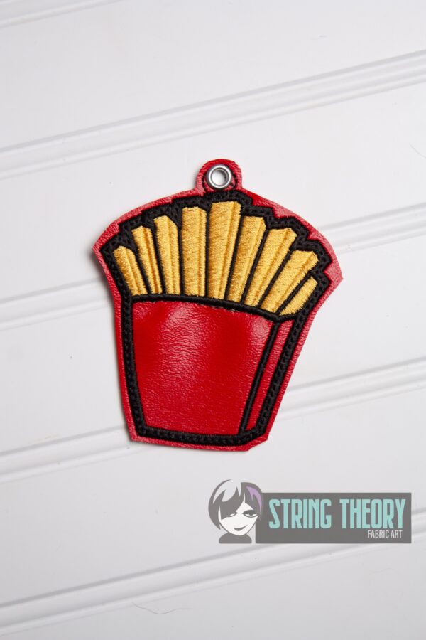 Fries Before Guys French Fry Bun Cover, fob, patch, Ornament ITH in the hoop Digital Download for Machine Embroidery Pattern, Design (4x4 Hoop) - Image 5