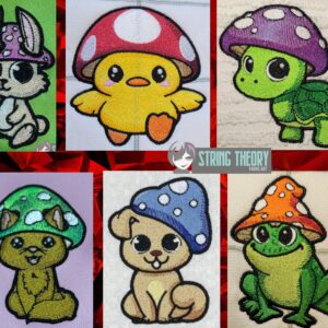 Mushanimals Bargain Bundle machine embroidery design