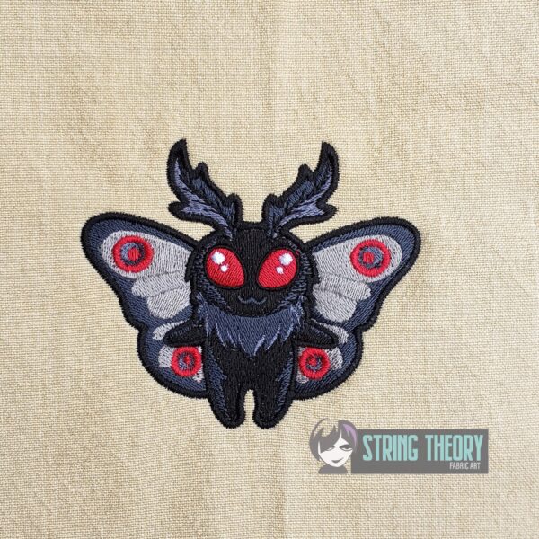 Chibi Mothman Digital Download for Machine Embroidery Pattern, Design (4×4, 5x7 Hoop) - Image 3
