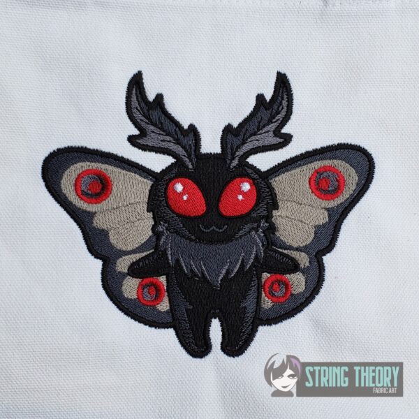 Chibi Mothman Digital Download for Machine Embroidery Pattern, Design (4×4, 5x7 Hoop) - Image 2