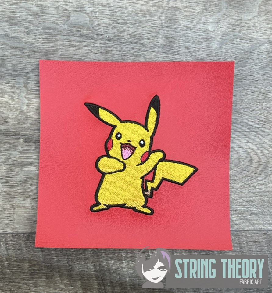 Pokemon Pikachu machine embroidery design