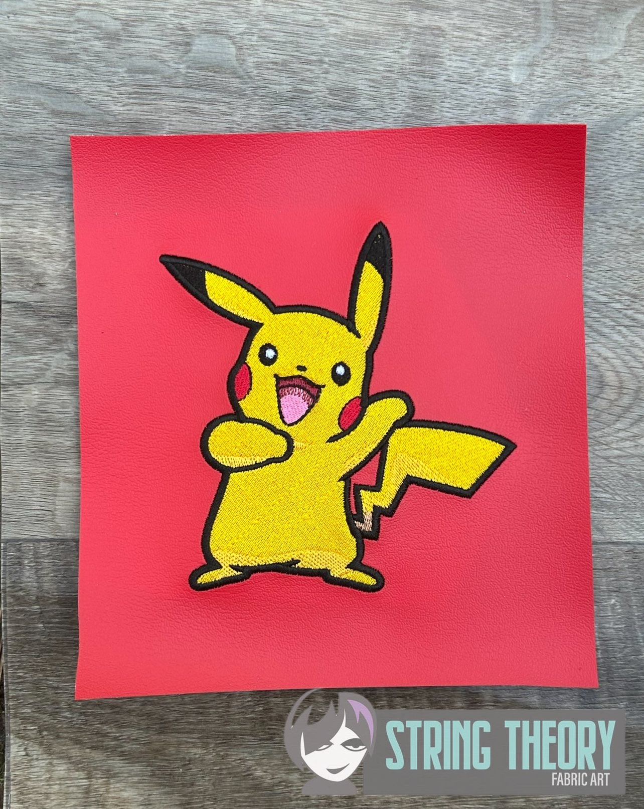 Pokemon Pikachu machine embroidery design