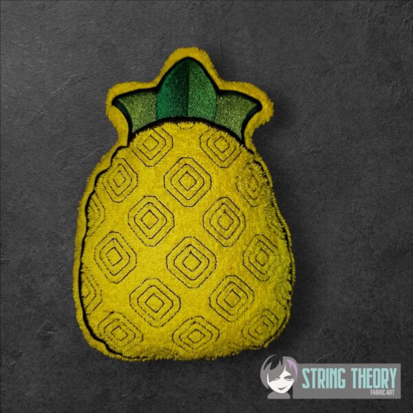 Pineapple Stuffie Includes Regular & Kawaii Face patterns ITH in the hoop Digital Download for Machine Embroidery Pattern, Design (4×4, 5×7, 6×10, 7×11, 8×12 Hoop) - Image 3