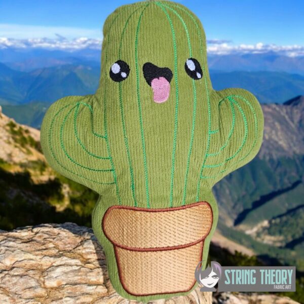 Kawaii Cactus #1 Stuffie ITH in the hoop Digital Download for Machine Embroidery Pattern, Design (4×4, 5×7, 6×10, 7×11, 8×12 Hoop) (Copy) - Image 4