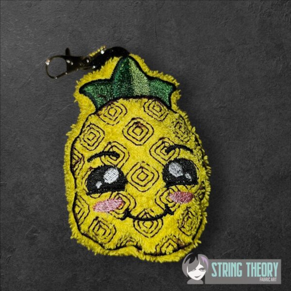 Pineapple Stuffie Includes Regular & Kawaii Face patterns ITH in the hoop Digital Download for Machine Embroidery Pattern, Design (4×4, 5×7, 6×10, 7×11, 8×12 Hoop) - Image 2