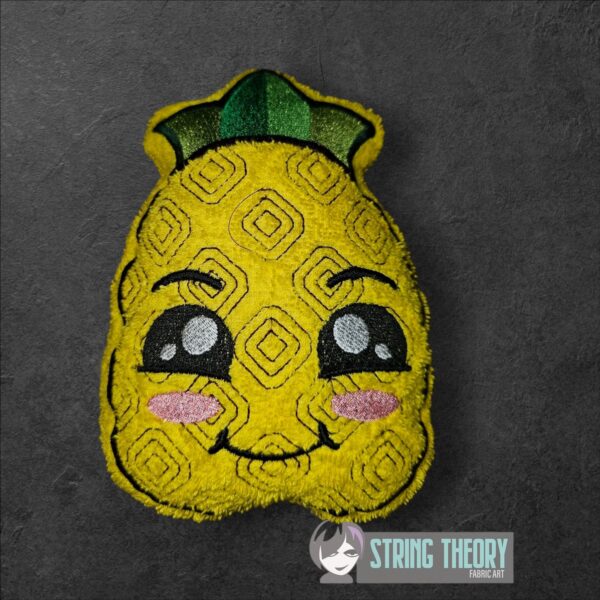 Pineapple Stuffie Includes Regular & Kawaii Face patterns ITH in the hoop Digital Download for Machine Embroidery Pattern, Design (4×4, 5×7, 6×10, 7×11, 8×12 Hoop) - Image 6