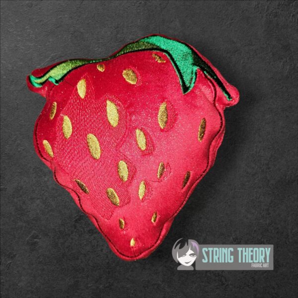 Strawberry Stuffie Includes Regular & Kawaii Face patterns ITH in the hoop Digital Download for Machine Embroidery Pattern, Design (4×4, 5×7, 6×10, 7×11, 8×12 Hoop) - Image 4