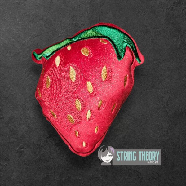 Strawberry Stuffie Includes Regular & Kawaii Face patterns ITH in the hoop Digital Download for Machine Embroidery Pattern, Design (4×4, 5×7, 6×10, 7×11, 8×12 Hoop) - Image 6