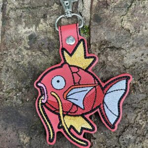 Pokemon Magikarp ITH fob machine embroidery design