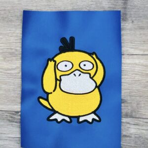 Pokemon Psyduck machine embroidery design
