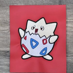 Pokemon Togepi machine embroidery design