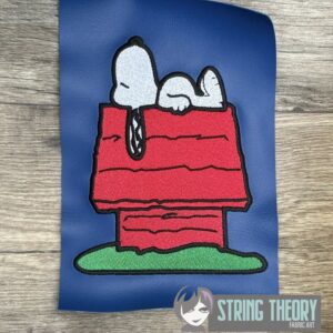 Peanuts Snoopy House machine embroidery design