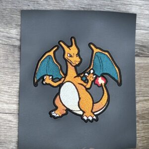 Pokemon Charizard machine embroidery design