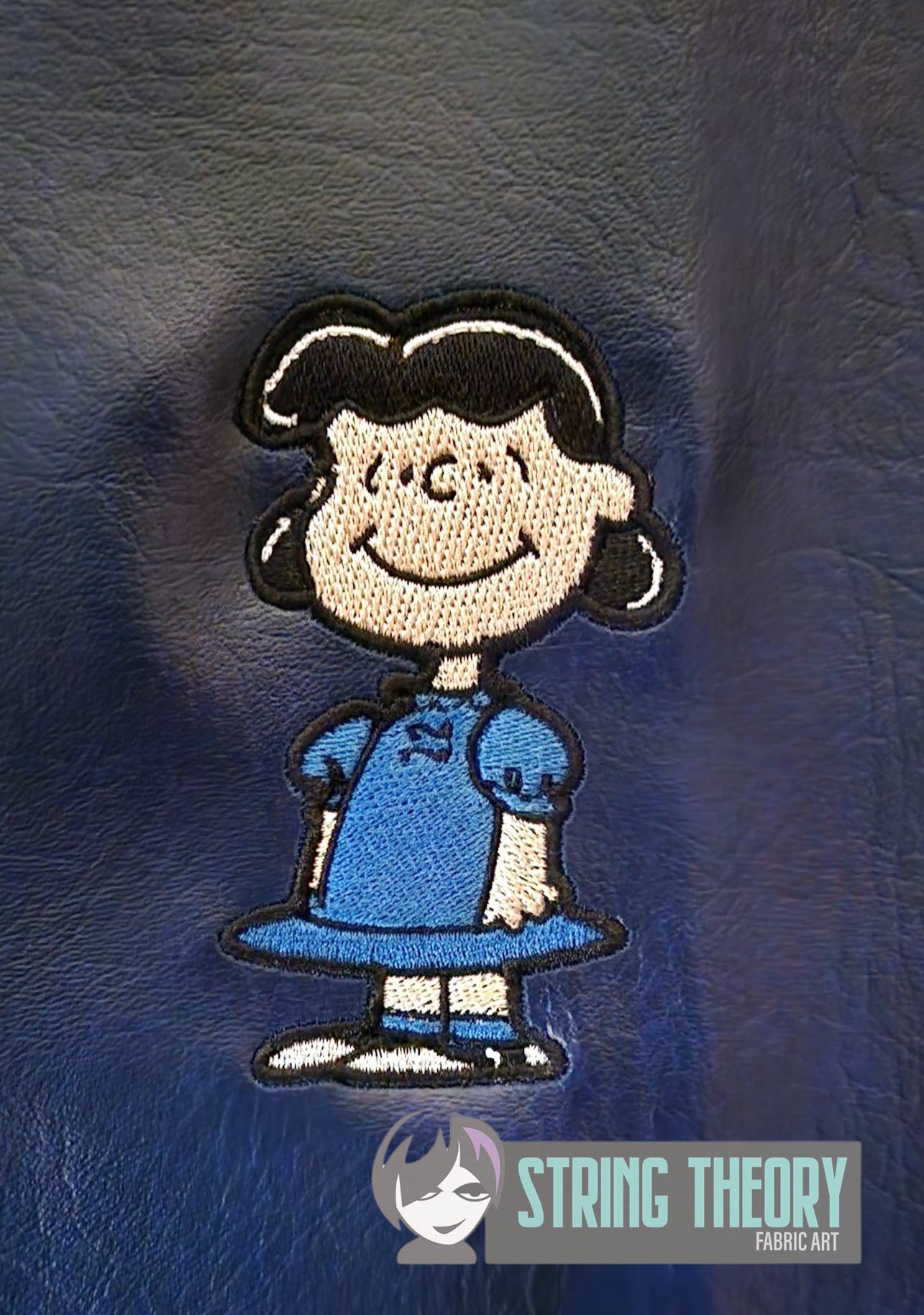 Peanuts Lucy Van Pelt machine embroidery design
