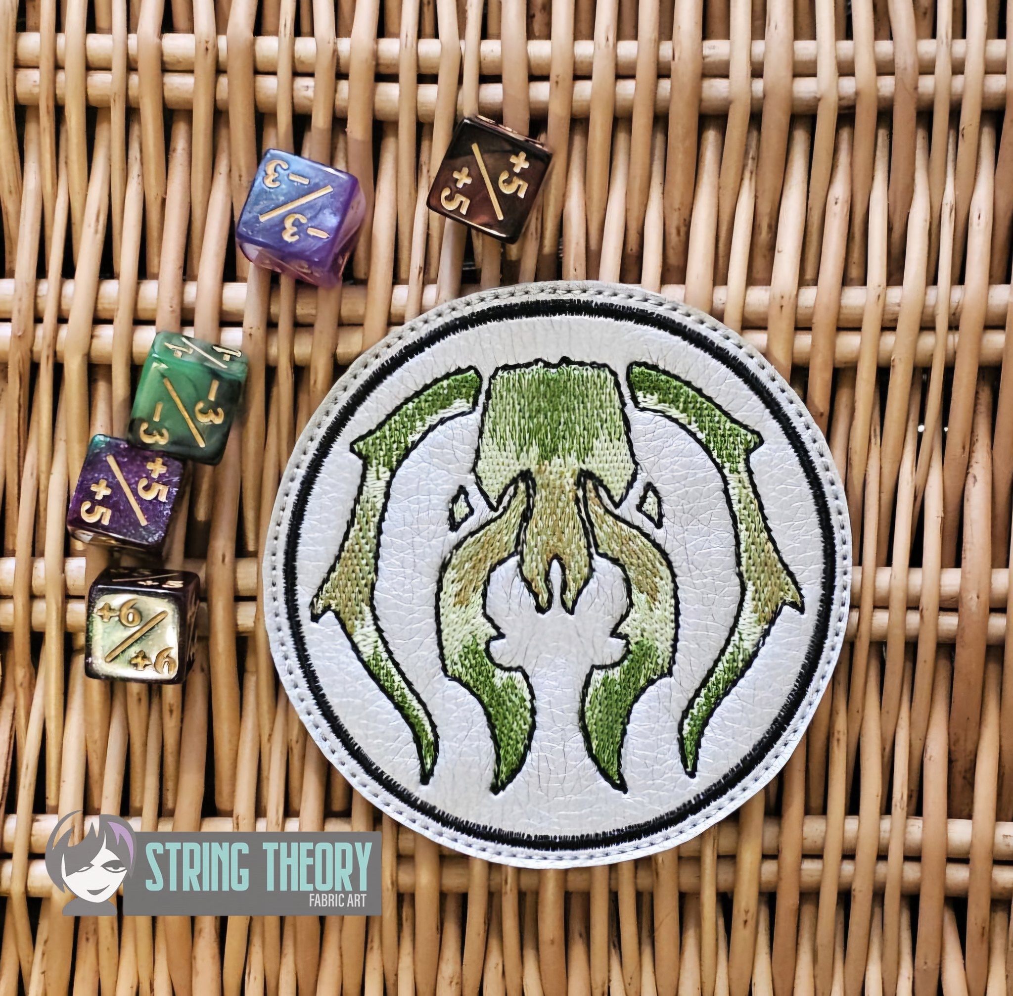 Magic the Gathering Guild Set ITH coaster machine embroidery design