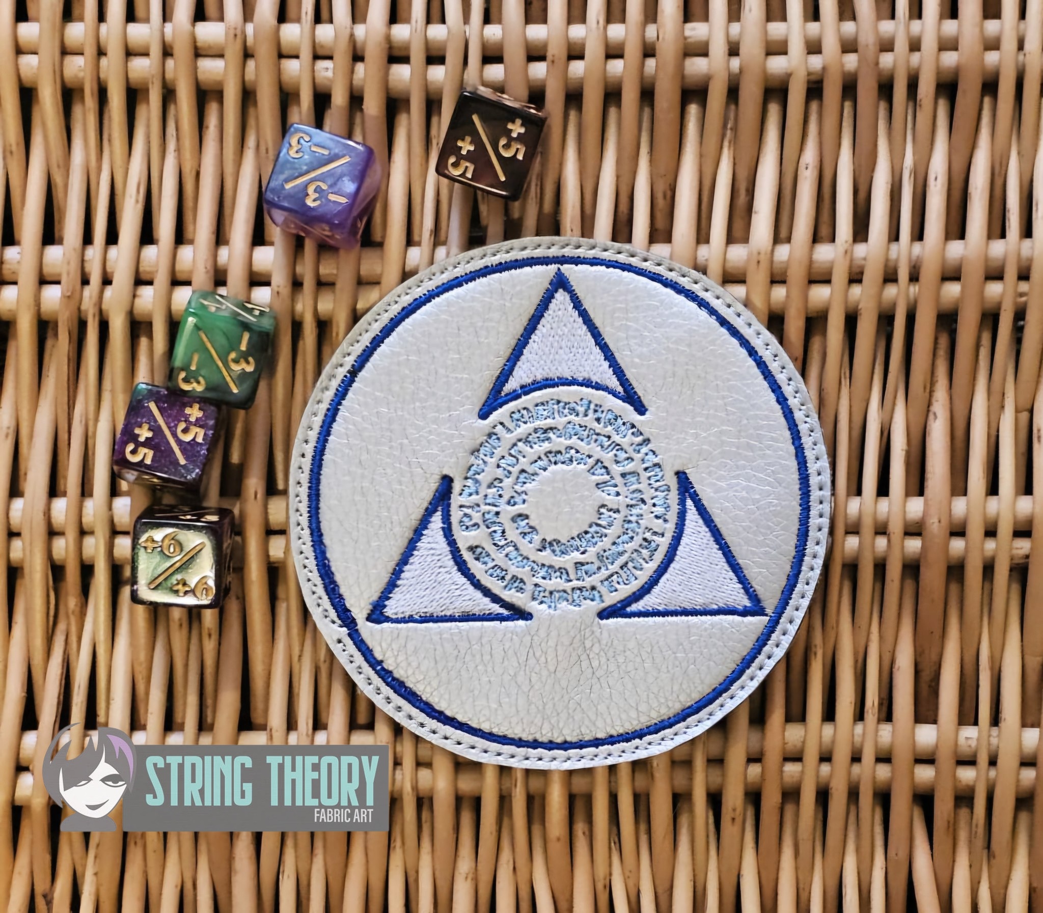 Magic the Gathering Guild Set ITH coaster machine embroidery design
