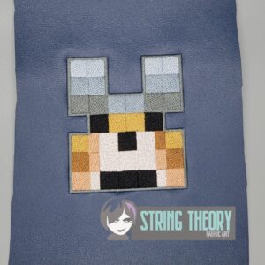 Minecraft Wolf machine embroidery design