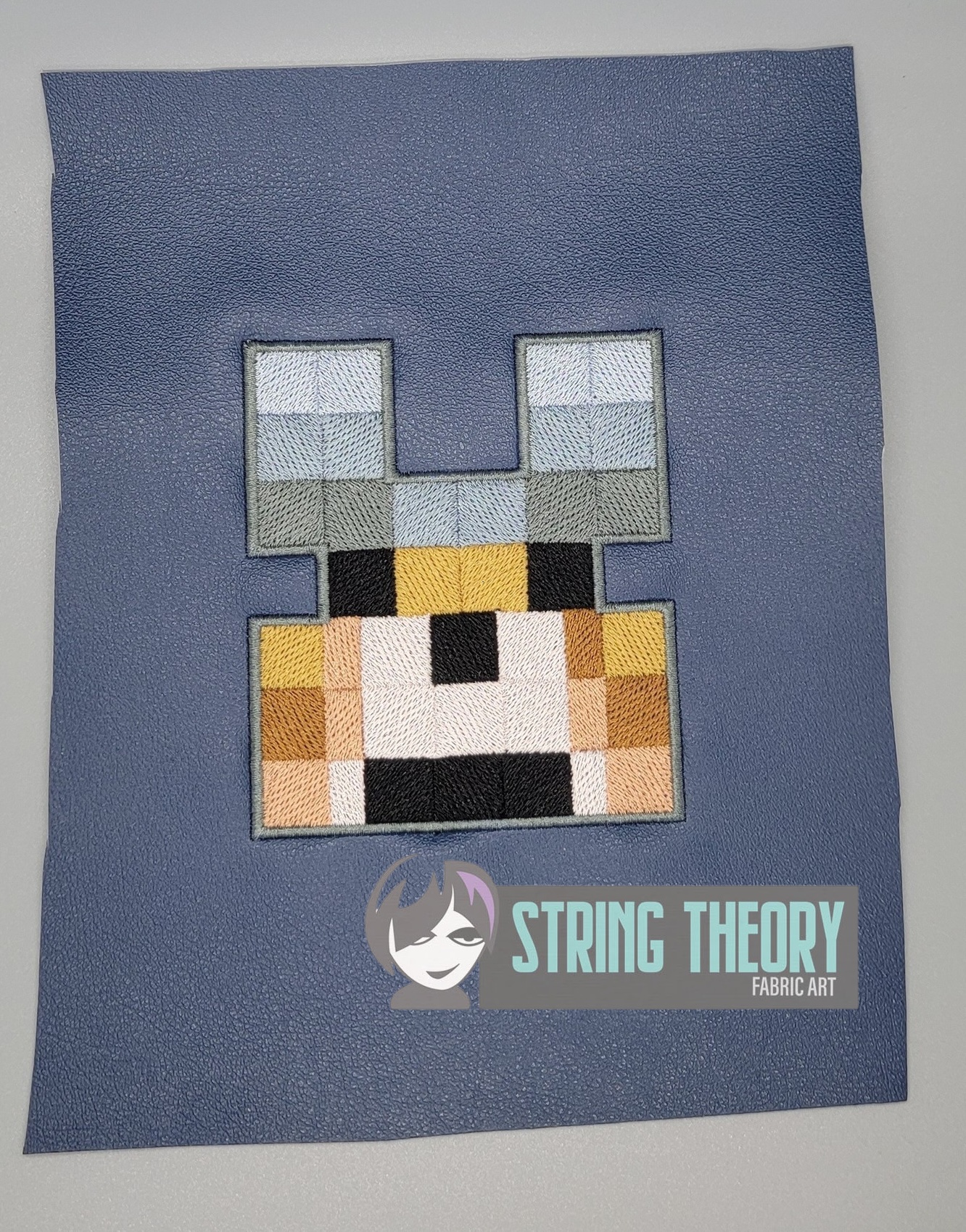 Minecraft Wolf machine embroidery design