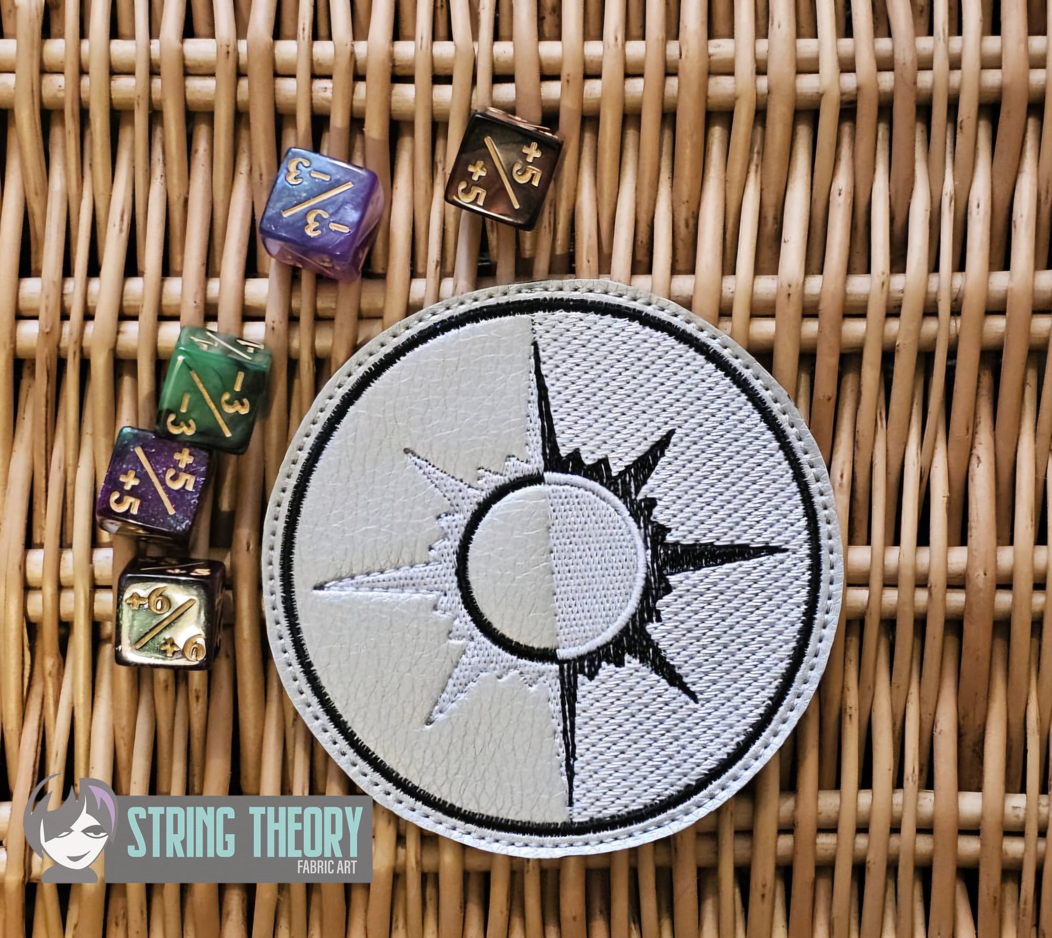 Magic the Gathering Guild Set ITH coaster machine embroidery design