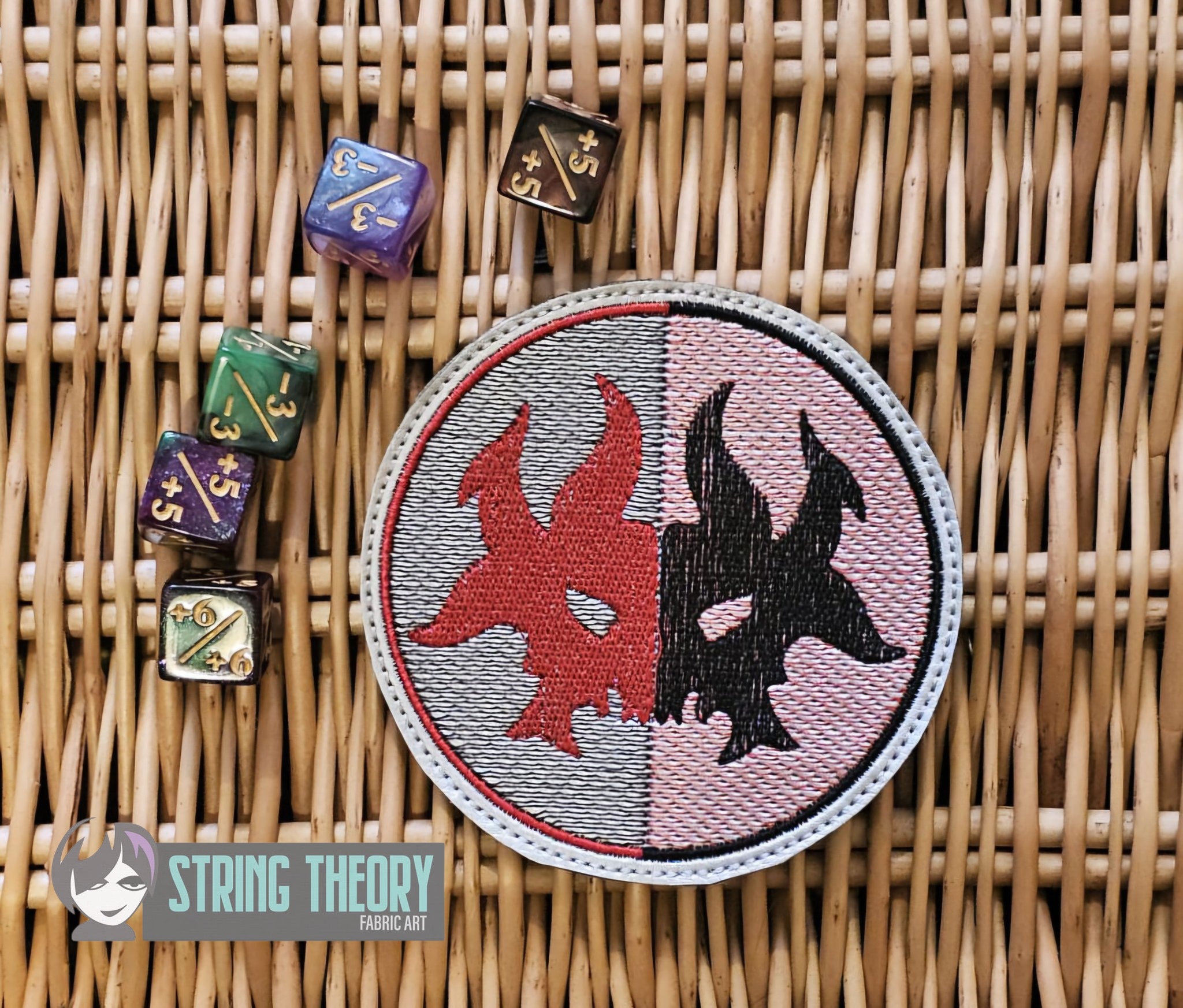 Magic the Gathering Guild Set ITH coaster machine embroidery design