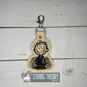 Peanuts Pig Pen ITH Fob machine embroidery design