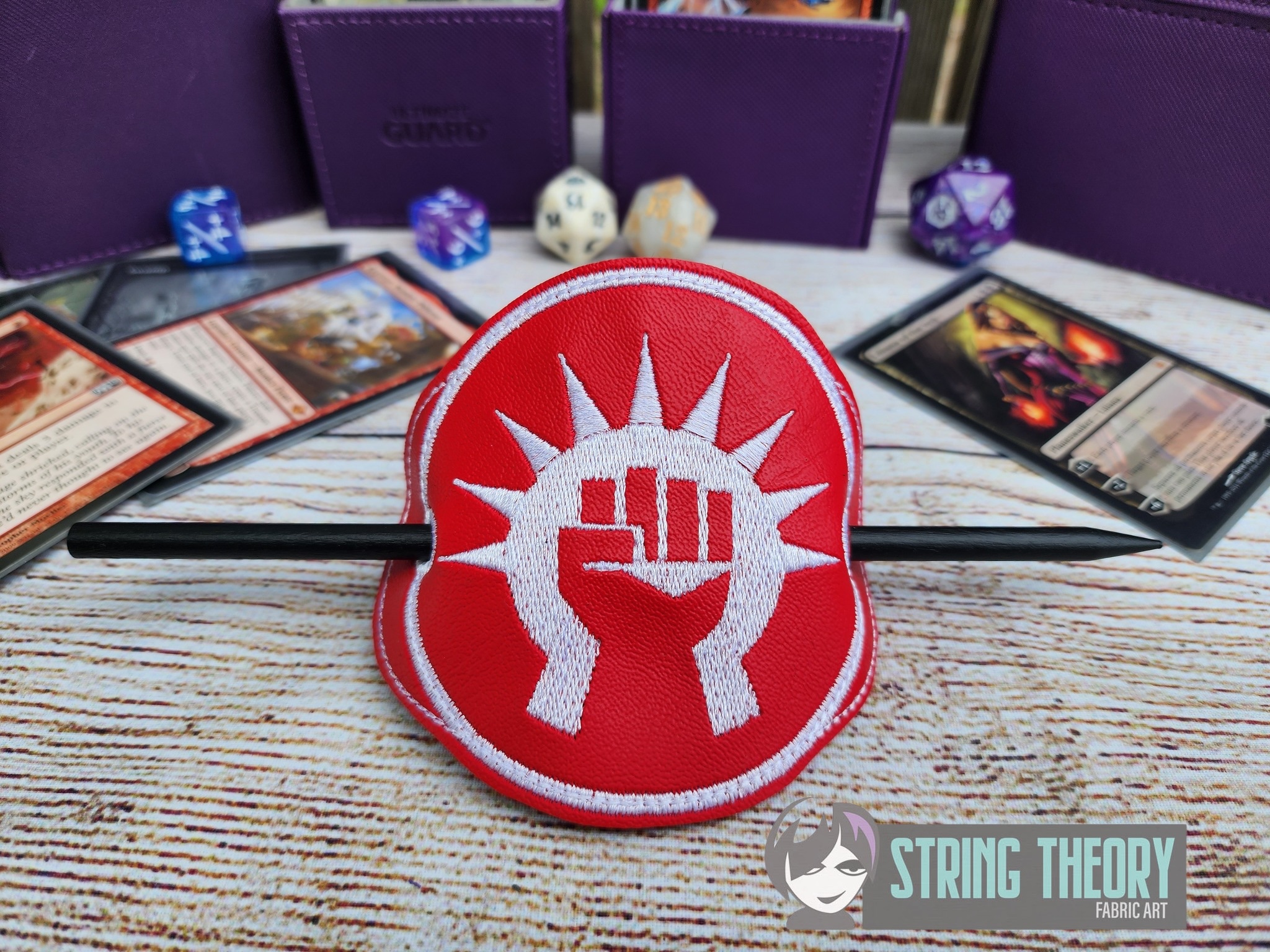 Magic the Gathering Boros ITH Bun Cover machine embroidery design