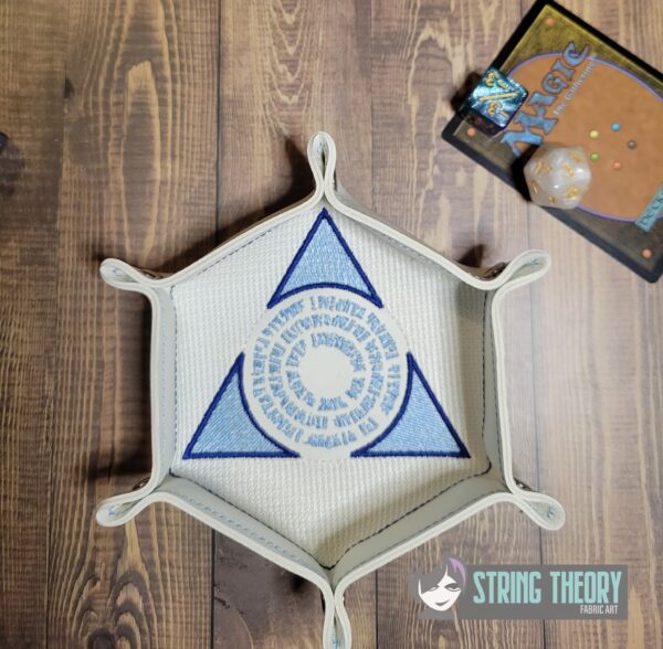 Magic the Gathering – Guild Dice Tray ITH in the hoop Digital Download for Machine Embroidery Pattern, Design (6x10 Hoop) - Image 2