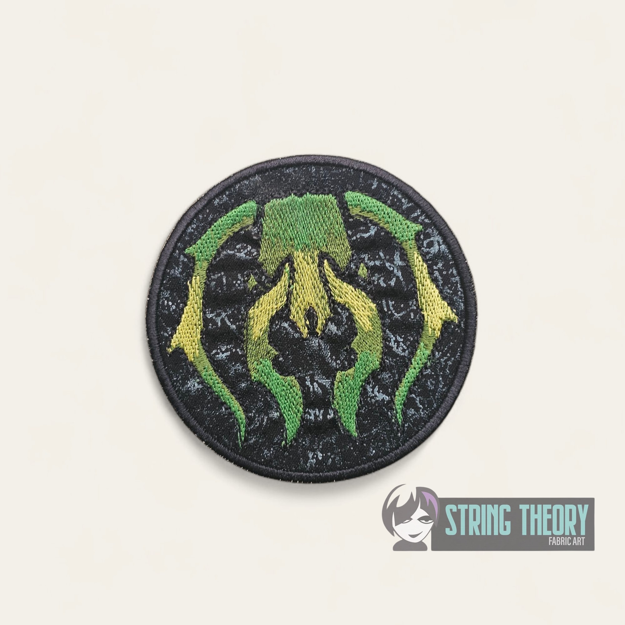 Magic the Gathering Golgari ITH patch machine embroidery design