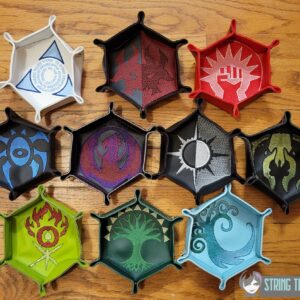 Magic the Gathering – Guild Dice Tray ITH in the hoop Digital Download for Machine Embroidery Pattern, Design (6x10 Hoop)