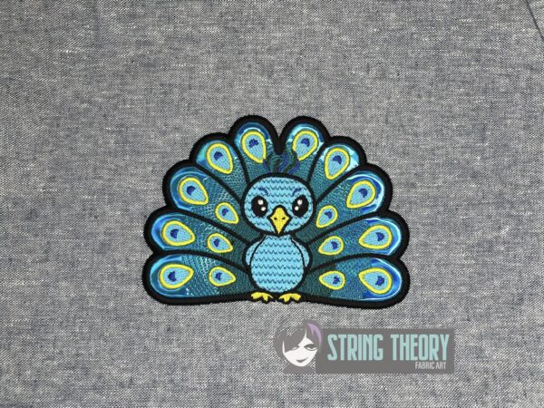 Chibi Peacock Digital Download for Machine Embroidery Pattern, Design (4×4, 5x7 Hoop)