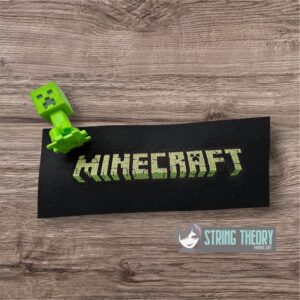 Minecraft Logo machine embroidery design