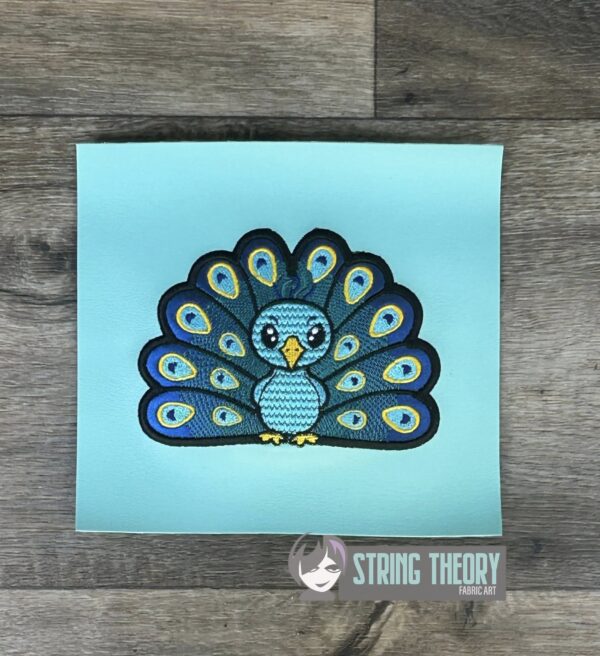 Chibi Peacock Digital Download for Machine Embroidery Pattern, Design (4×4, 5x7 Hoop) - Image 5