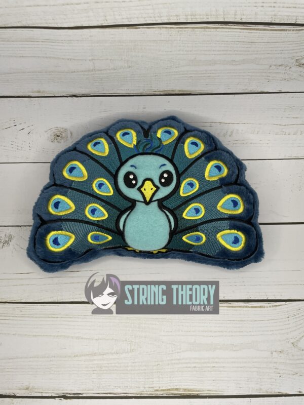 Chibi Peacock Stuffie ITH in the hoop Digital Download for Machine Embroidery Pattern, Design (4×4, 5×7, 6×10, 7×11, 8×12 Hoop) - Image 4