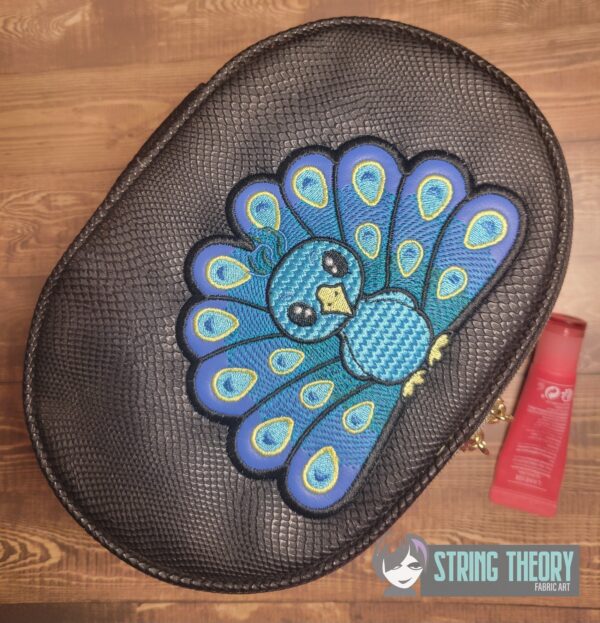 Chibi Peacock Digital Download for Machine Embroidery Pattern, Design (4×4, 5x7 Hoop) - Image 2