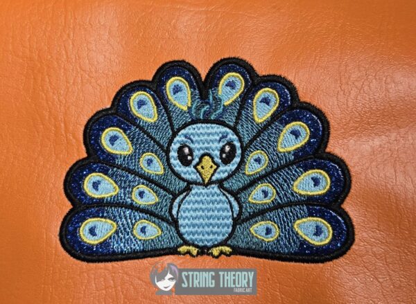 Chibi Peacock Digital Download for Machine Embroidery Pattern, Design (4×4, 5x7 Hoop) - Image 6
