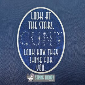Look at the Stars, See How They Shine for You Appliqué Digital Download for Machine Embroidery Pattern, Design (5x7, 6x10, 7x11, 8x12 Hoop)