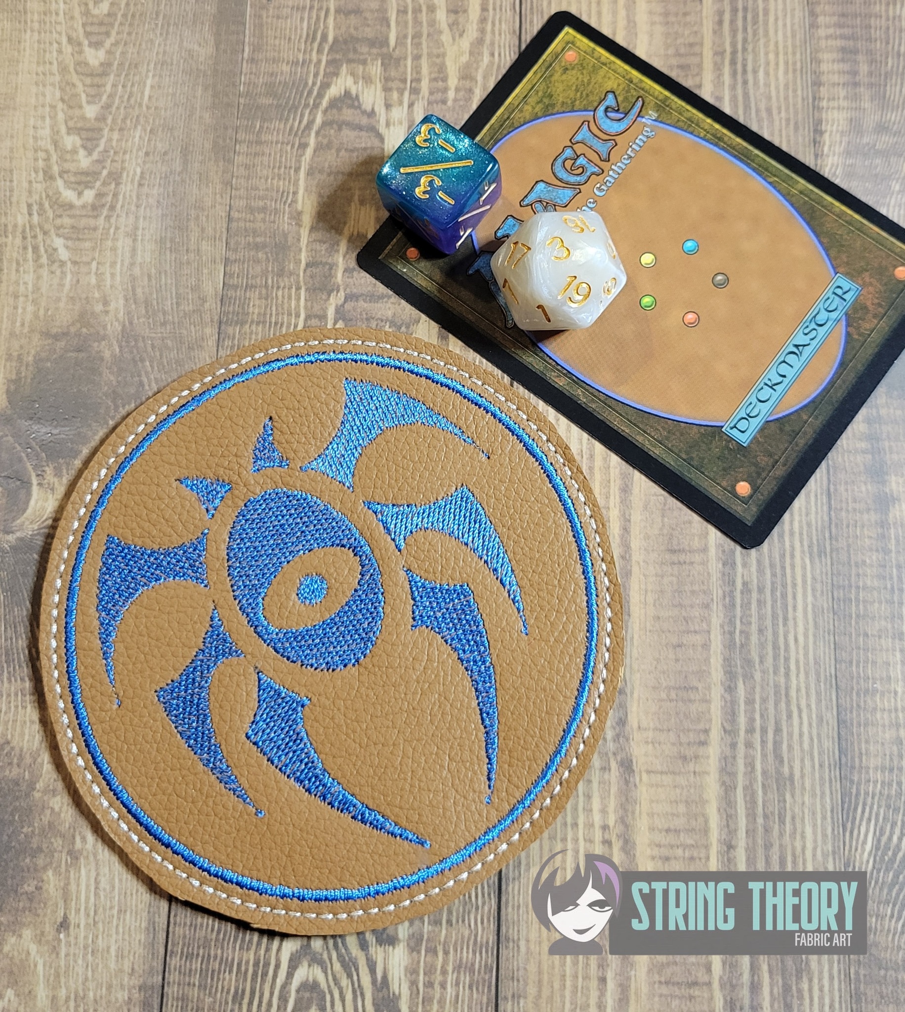Magic the Gathering Guild Set ITH coaster machine embroidery design