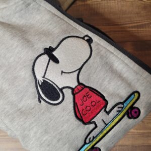 Peanuts Joe Cool Snoopy machine embroidery design