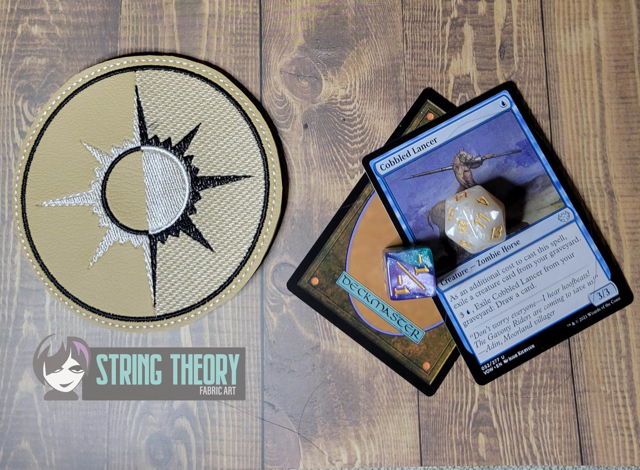 Magic the Gathering Guild Set ITH coaster machine embroidery design