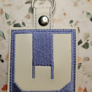 Black Brutalist W ITH fob machine embroidery design