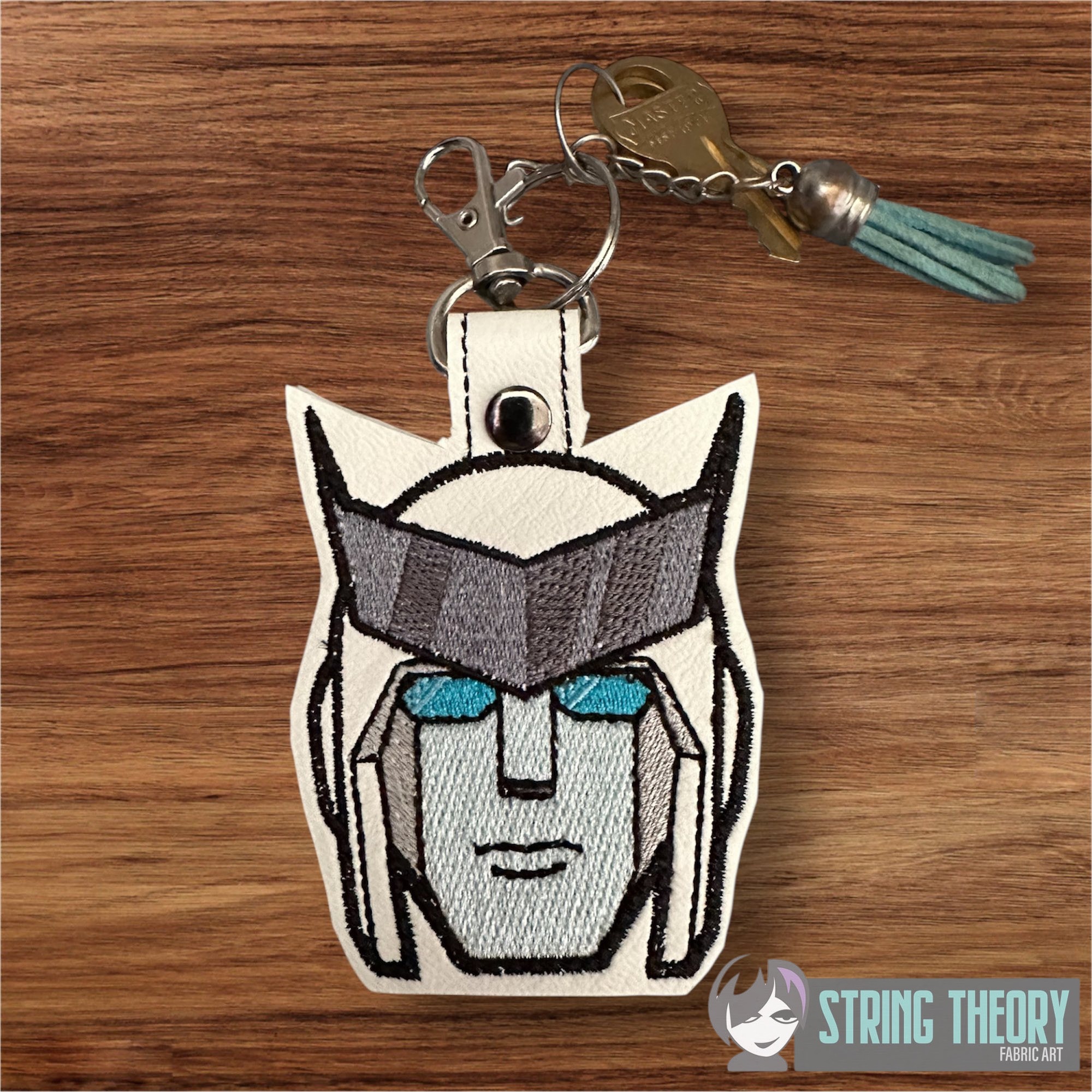 Transformers Ratchet ITH fob machine embroidery design