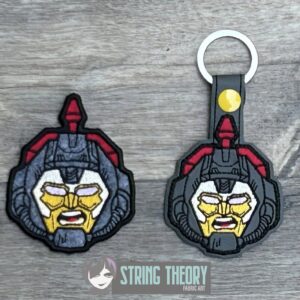 Transformers Omega Supreme ITH fob patch machine embroidery design